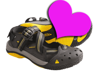 My heart belongs to you, O breathable footwear